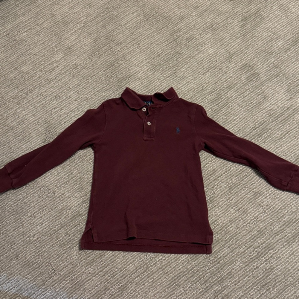 Polo by Ralph Lauren Burgundy Kids Polo Shirt